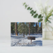 Happy Winter Trails Day! Briefkaart (Staand voorkant)