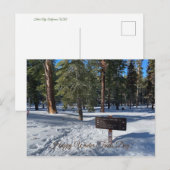Happy Winter Trails Day! Briefkaart (Voorkant / Achterkant)
