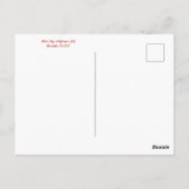 Happy Winter Trails Day! Briefkaart (Achterkant)