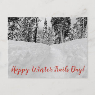 Happy Winter Trails Day! Briefkaart