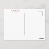 Happy Winter Trails Day! Briefkaart (Achterkant)