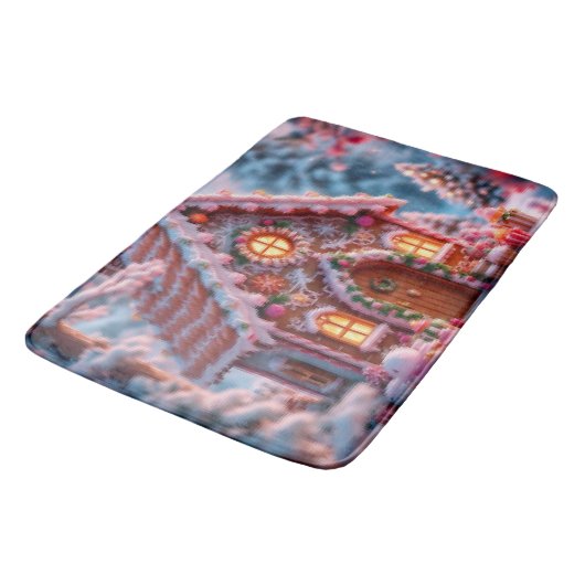 Happy winter with Christmas  Badmat (Gekanteld)