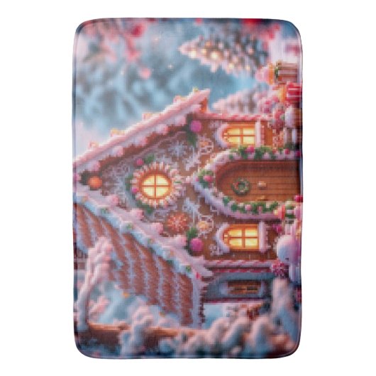 Happy winter with Christmas Badmat (Voorkant Verticaal)