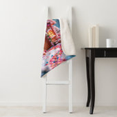 Happy Winter with Christmas  Sherpa Deken (In situ)