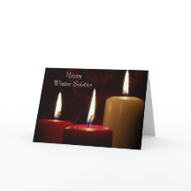 Happy Winter Zonnewende kaarsen