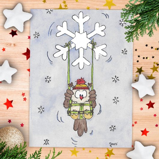 HAPPY WINTERDAYS-briefkaart van Nicole Janes Briefkaart