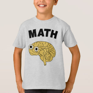 Happy Wiskunde Brain T-shirt