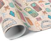 Happy Wiskunde Cadeaupapier (Rol Hoek)