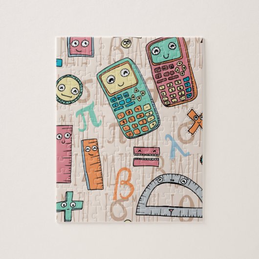 Happy Wiskunde Legpuzzel (Verticaal)