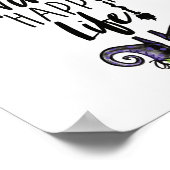 Happy Witch Happy Life | Witte heks Poster (Hoek)