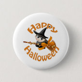 Happy Witch Ronde Button 5,7 Cm (Voorkant)