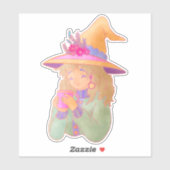 Happy Witch Sticker (Vel)