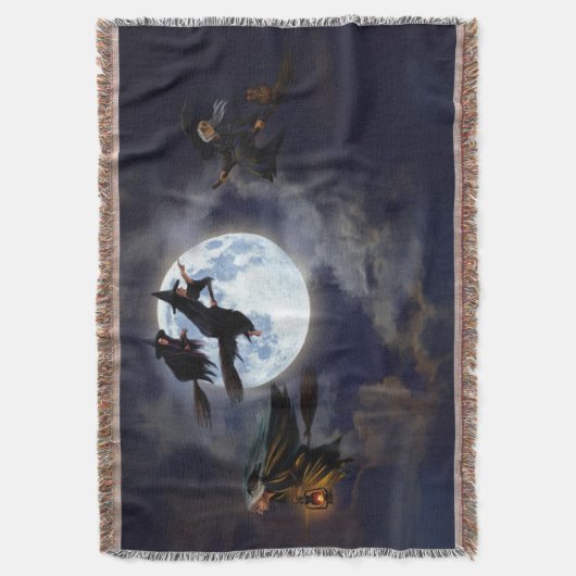 Happy Witches Deken (Voorkant Verticaal)