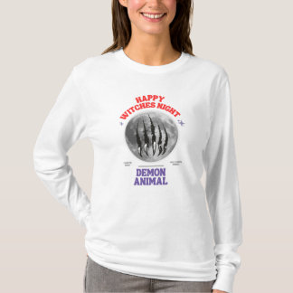 happy witches night demon animal t-shirt