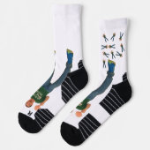 Happy with cotton candy sokken (Links)