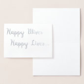 Happy Wives, Happy Lives Kaart | Lesbische bruilof (Display)