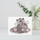 Happy Wolverine Briefkaart (Staand voorkant)