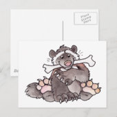 Happy Wolverine Briefkaart (Voorkant / Achterkant)