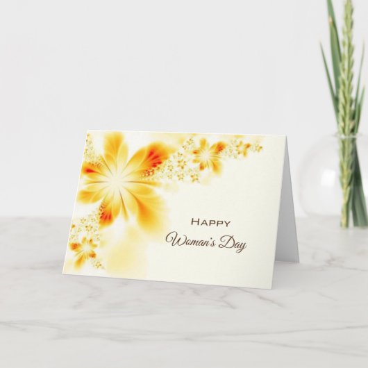 Happy Woman's Day Kaart (Voorkant)