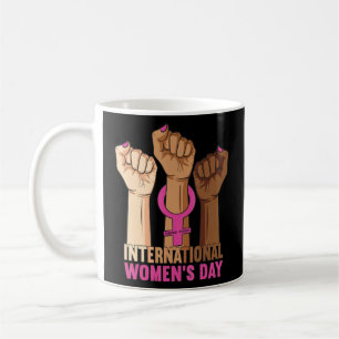 Happy Women's Day 8 maart 2022, Internationale Vro Koffiemok
