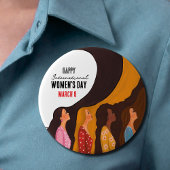 Happy Women's Day  Sunset Women Profile Button 