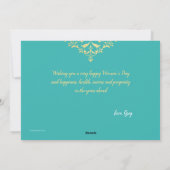 Happy Women's Day Wenskaart Feestdagenkaart (Achterkant)