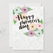 Happy Women's Day Wenskaart Kaart (Voorkant)