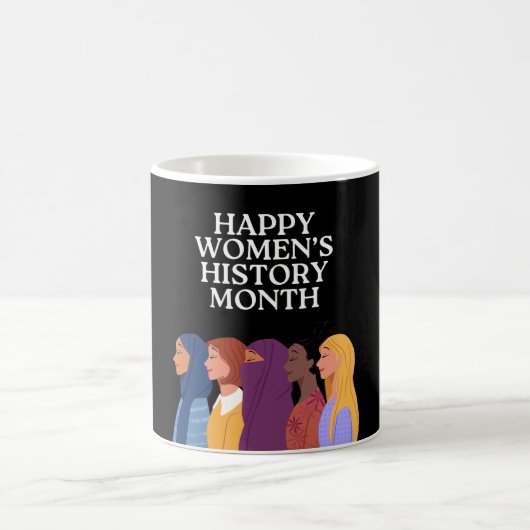 Happy Women's History Month Koffiemok (Center)