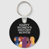 Happy Women's History Month Sleutelhanger (Achterkant)