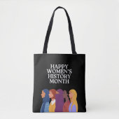 Happy Women's History Month Tote Bag (Voorkant)