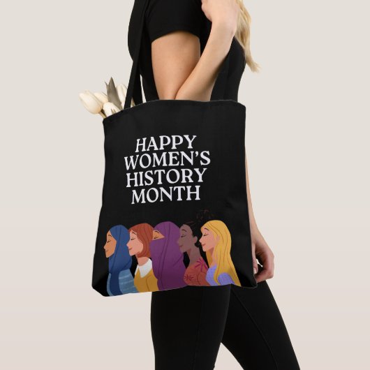 Happy Women's History Month Tote Bag (Dichtbij)