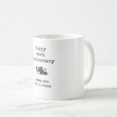 Happy Work Jubileum, collega, Boss Gift Koffiemok (Voorkant rechts)