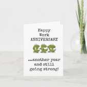 Happy Work Jubileum, Medewerker, Baas Kaart (Voorkant)