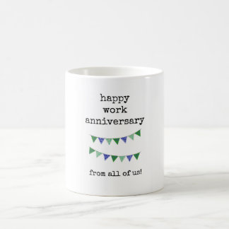 Happy Work Jubileum Mok, van ons allemaal Koffiemok