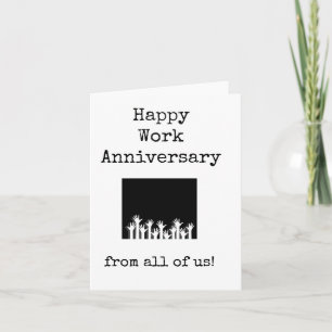 Happy Work Jubileum van ons allemaal Kaart