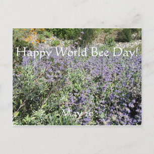 Happy World Bee Day!Briefkaart Briefkaart