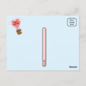 Happy World Briefkaart Day Cat in het Briefkaart (Achterkant)