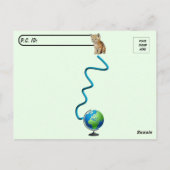 Happy World Briefkaart Day met Tuffy McStuff - Cat (Achterkant)