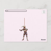 Happy World Briefkaart Day - Verzending met mensen (Achterkant)