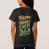 Happy World Earth Day T-shirt (Achterkant)