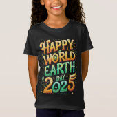 Happy World Earth Day T-shirt (Voorkant)