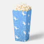 Happy World Kinderdag Blauwe Glitter Bedankdoosjes (Popped)