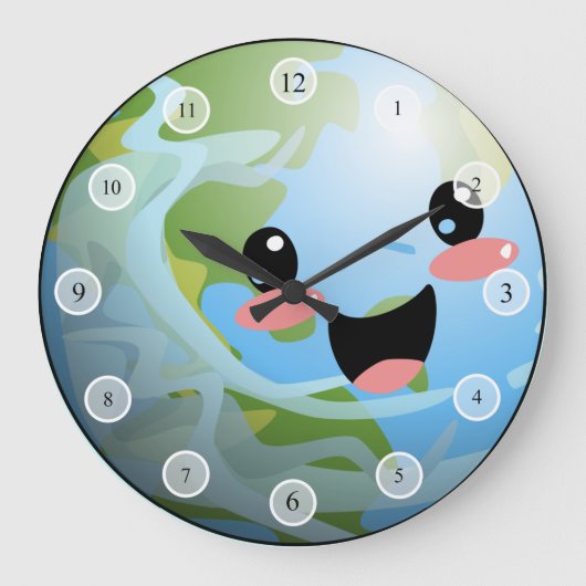 Happy World-klok Grote Klok (Voorkant)