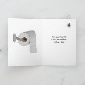 Happy World Toilet Day Funny Feestdagen Kaart (Binnen)