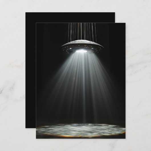 Happy World UFO Day Kaart (Voorkant / Achterkant)