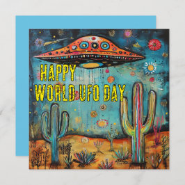 Happy World UFO Day Kaart