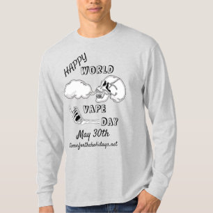 Happy World Vape Day 30 mei T-shirt