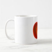 Happy Worm in Red Apple Funny Mug - schilderen Koffiemok (Links)