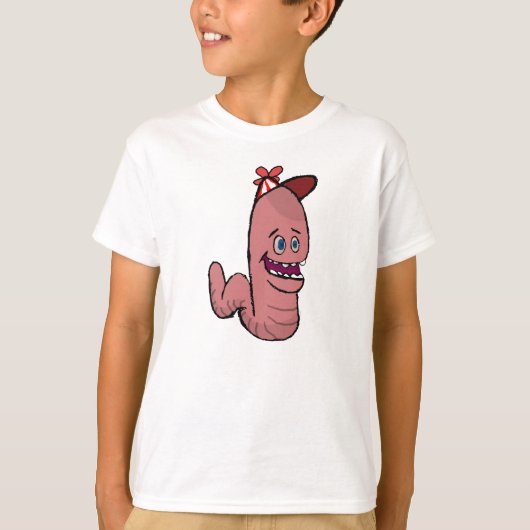 Happy Worm T-shirt (Voorkant)