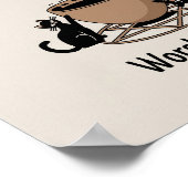 Happy Worship Coffee, Worship Coffee Kittens Poster (Hoek)